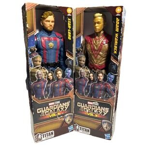 Guardians of the Galaxy Vol.3 Star-Lord & Adam Warlock Hasbro Titan Figures Set